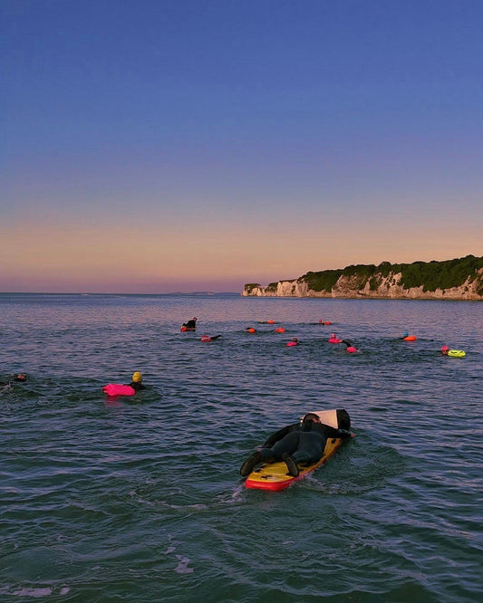 Sunday Sunrise Dip in Swanage Bay