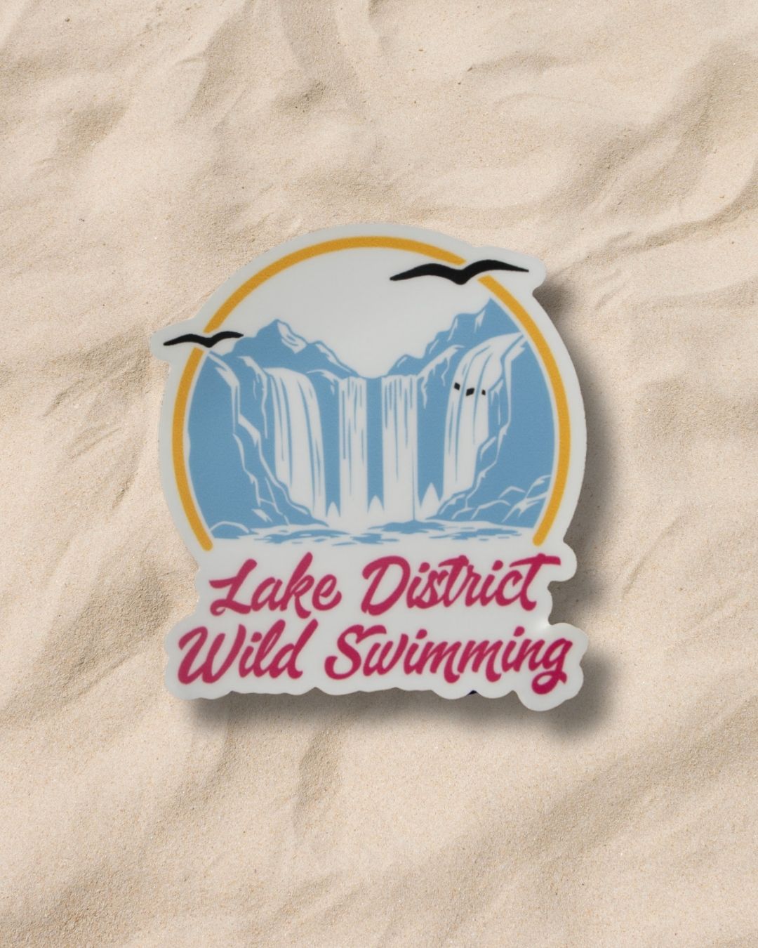 Lake District Wild Swimming Sticker