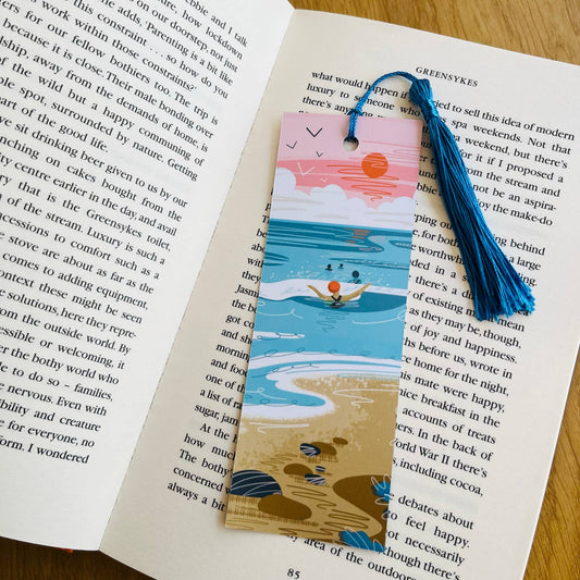 Wild swimmer's bookmark